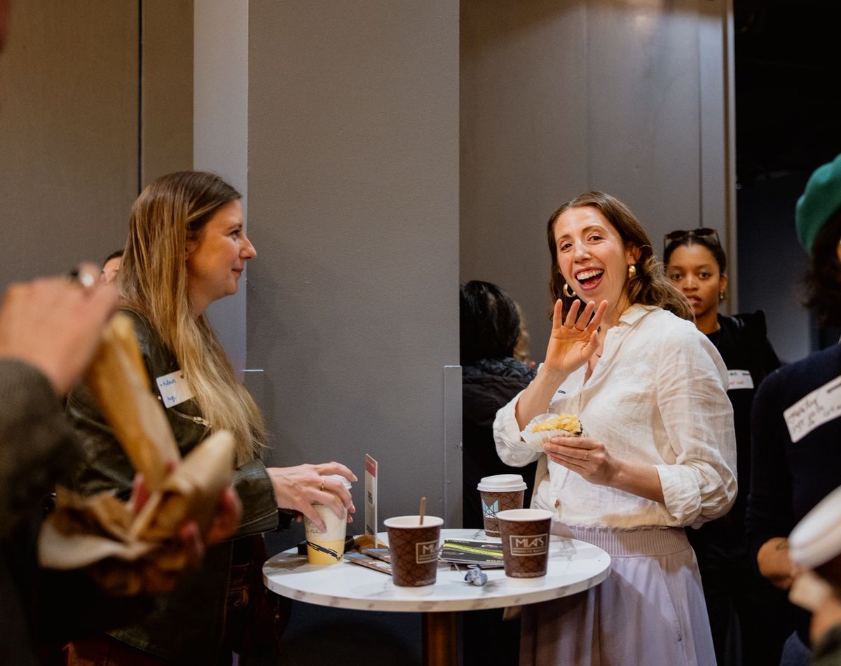 NewYork_CM's tweet image. Thank you to our Global Patron The Harnisch Foundation @harnischfound for helping us foster connections like these at CreativeMornings chapters around the world! #CMNYC #CMsoft