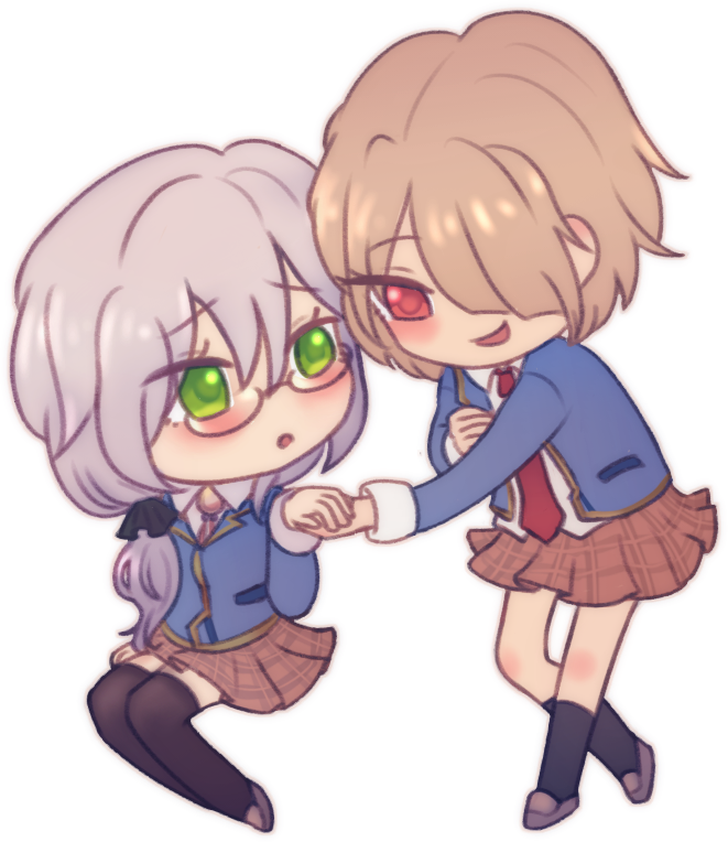 Happy birthday to <a href="/Areodax/">areodax.bsky.social</a> ! Here's a Heaven Burns Red Yuki x Ruka!! Enjoy it, you yuri hound!
Thank you to <a href="/witchmechanism/">elodie / rey 💗</a> for accepting my commission!