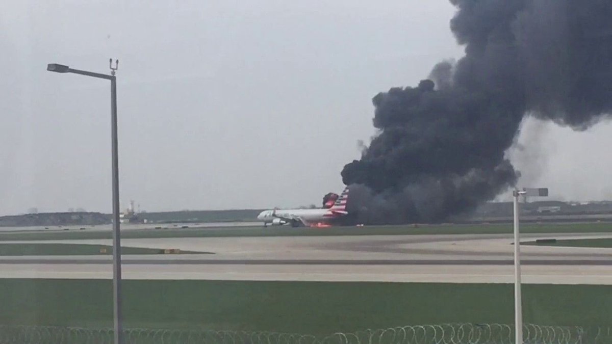 #OTD in 2016: American Airlines Flight 383, a B-767, has an uncontained engine failure on  Chicago O´ Hare airport (US). All 170 aboard survived, 1 serious injury on evacuation. Incident occurred during take-off run. Report pointed manufacturing anomaly in HPT stage 2 disk.