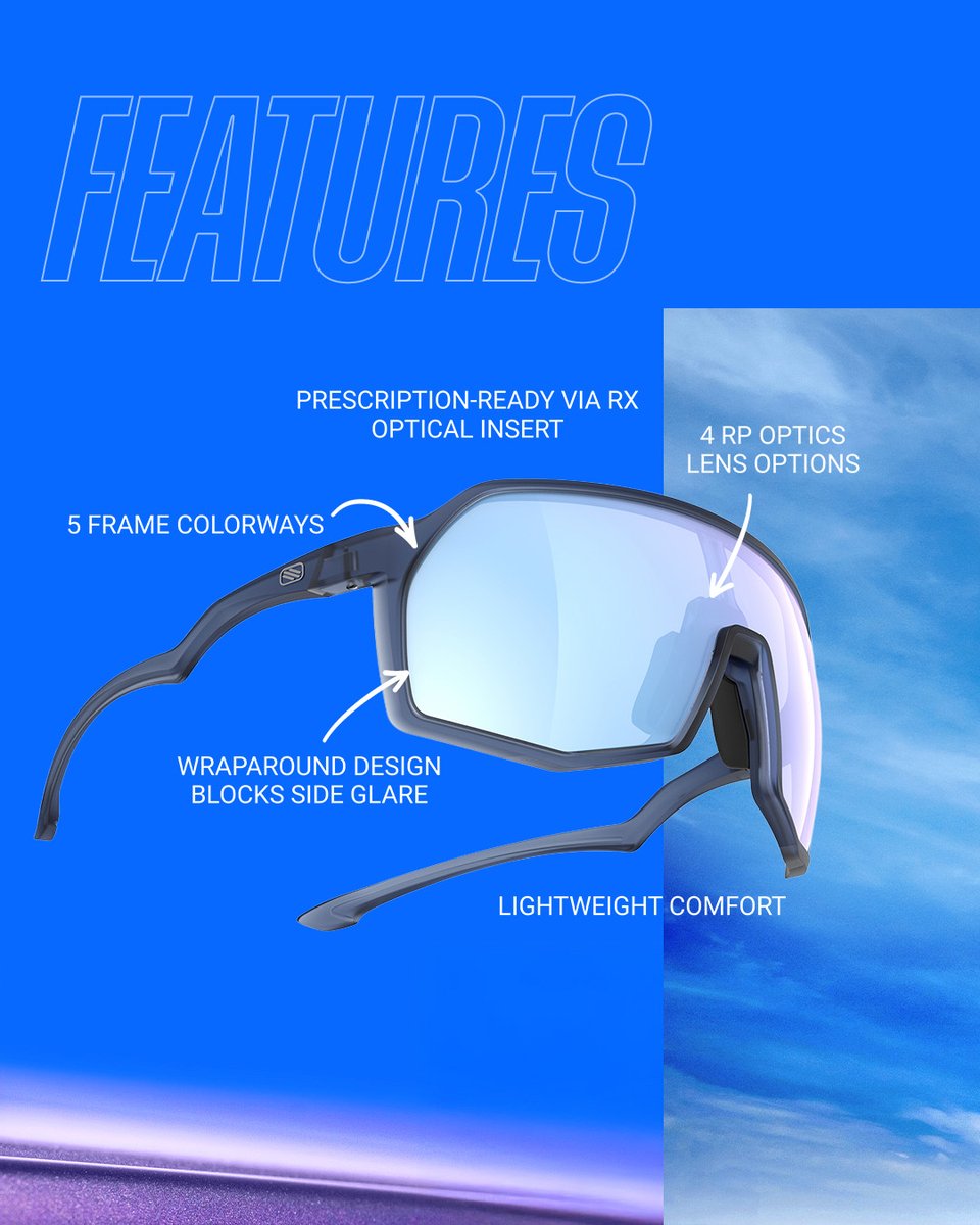 RudyProjectNA's tweet image. Introducing the all-new Thunder — performance sunglasses for athletes who demand clarity and protection. With full-wrap coverage, sharp optics, and a secure fit from start to finish, its featherlight Italian frame offers all-day comfort and RX-ready precision. ⚡️