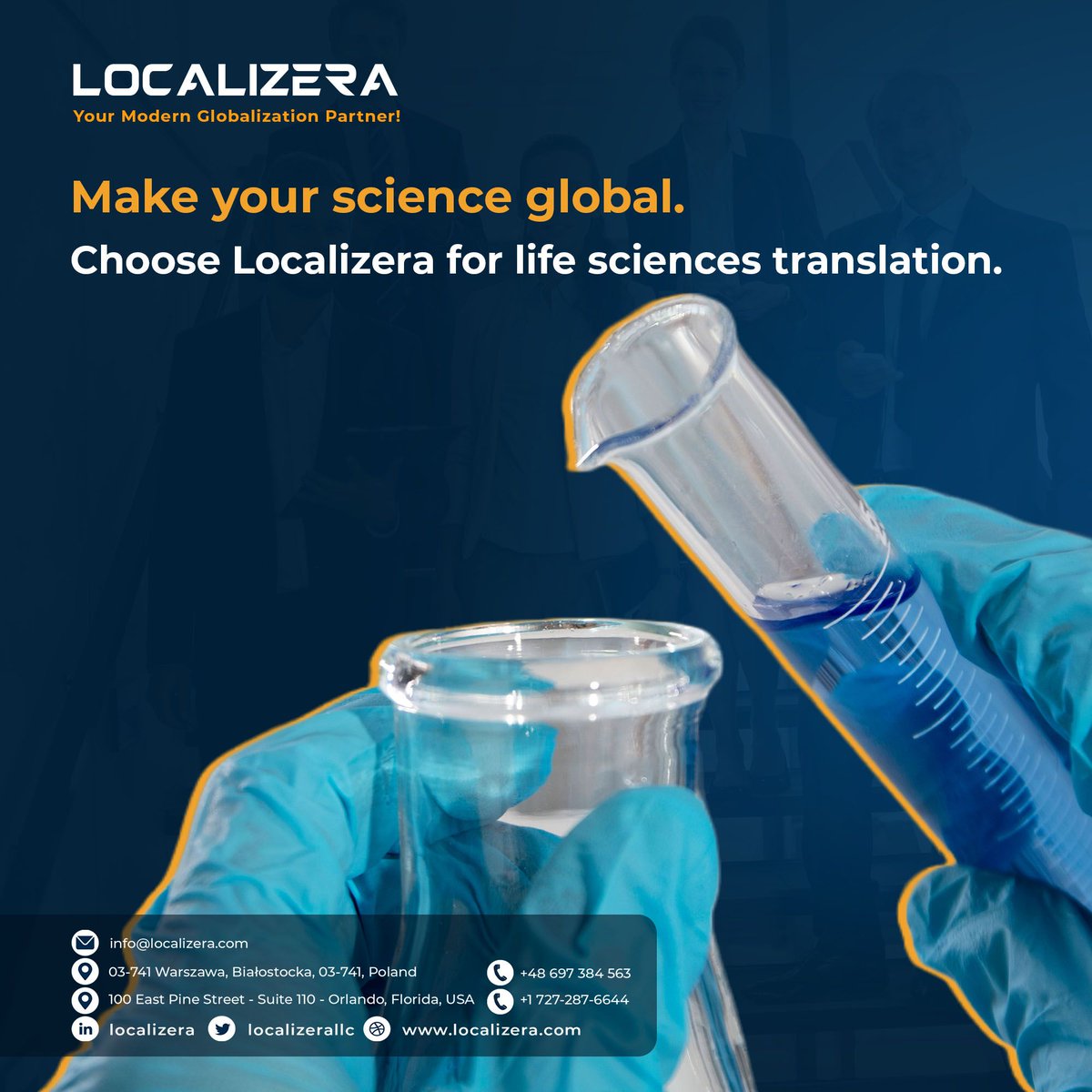 localizerallc's tweet image. When lives are on the line, words can’t go wrong.
At #Localizera, we deliver #lifesciences translation services that ensure accuracy, compliance, and cultural sensitivity. From clinical trial documents to medical device manuals, we&apos;ve got you covered.
shorturl.at/Bsgaa