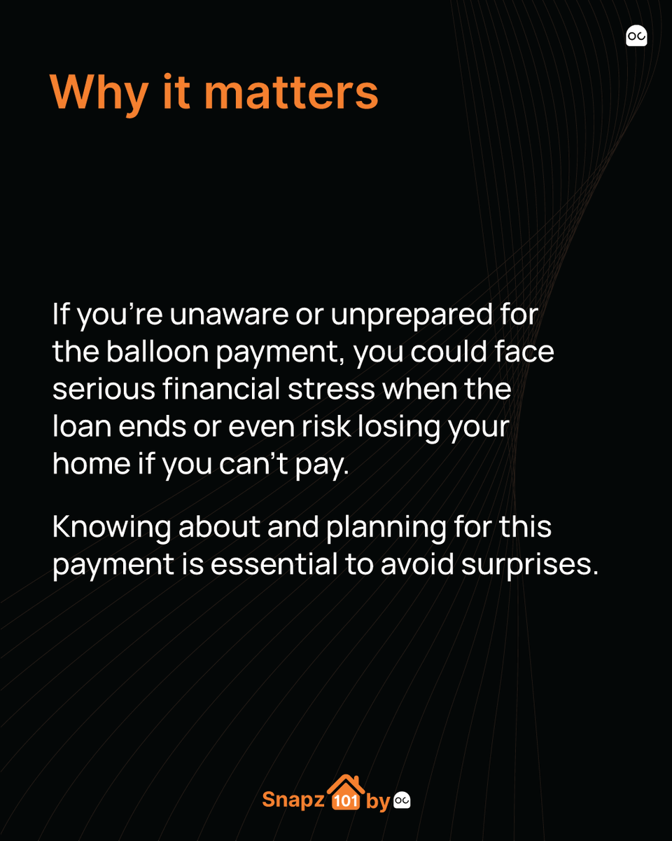 snaphomz's tweet photo. Small payments now, one big lump sum later: Thatโs a balloon payment. Look for it in your Closing Disclosure, if โYes,โ double-check when itโs due and how much. Donโt risk expensive surprises!
#BalloonPayment #MortgageBasics #FinanceTips #HomeLoans #LoanAdvice #Snaphomz #Snapz101 #California