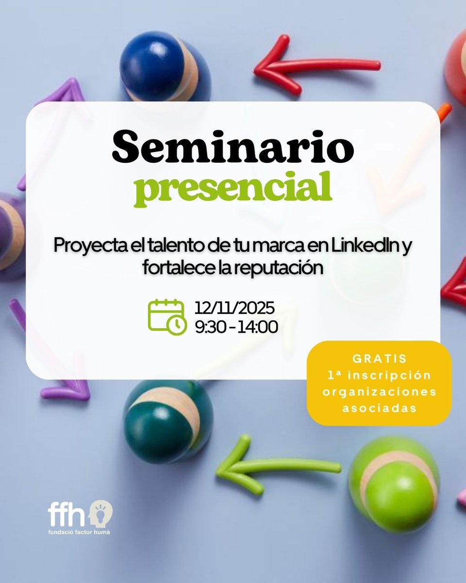 <a href="/AchinchillaA/">Alberto Chinchilla</a> <a href="/beshared_es/">be shared</a> 🔗+ info: f.mtr.cool/pshrxbpwpd

#rrhh #gestión #employeebranding #talento #reputación #comunicación