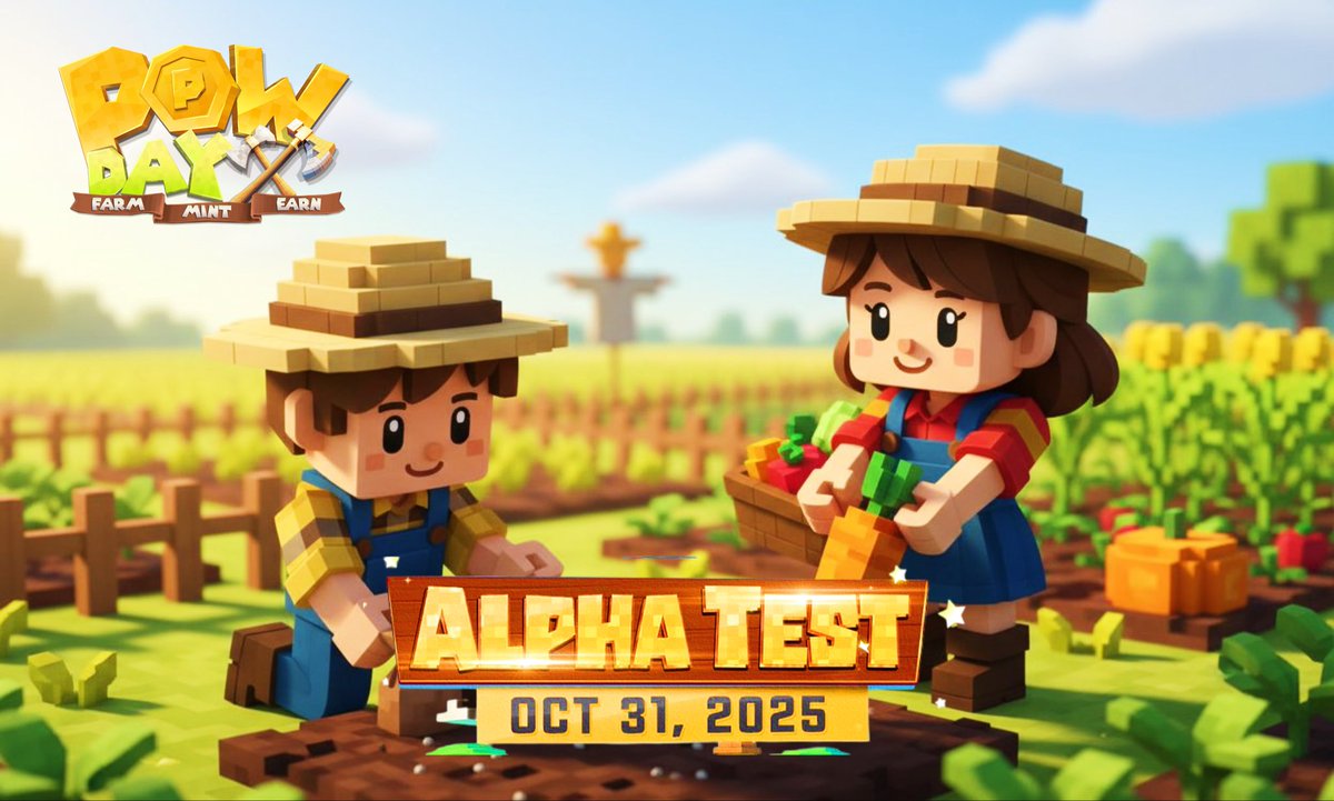 🎊POWDAY | ALPHA TEST
Finally, the moment has come. Every giant tree starts from a tiny seed. It’s almost time for that seed to sprout.

🤩The community’s reactions and the natural growth of everything have proven Powday’s appeal and potential.

👉Discord: discord.gg/weFXqWb99