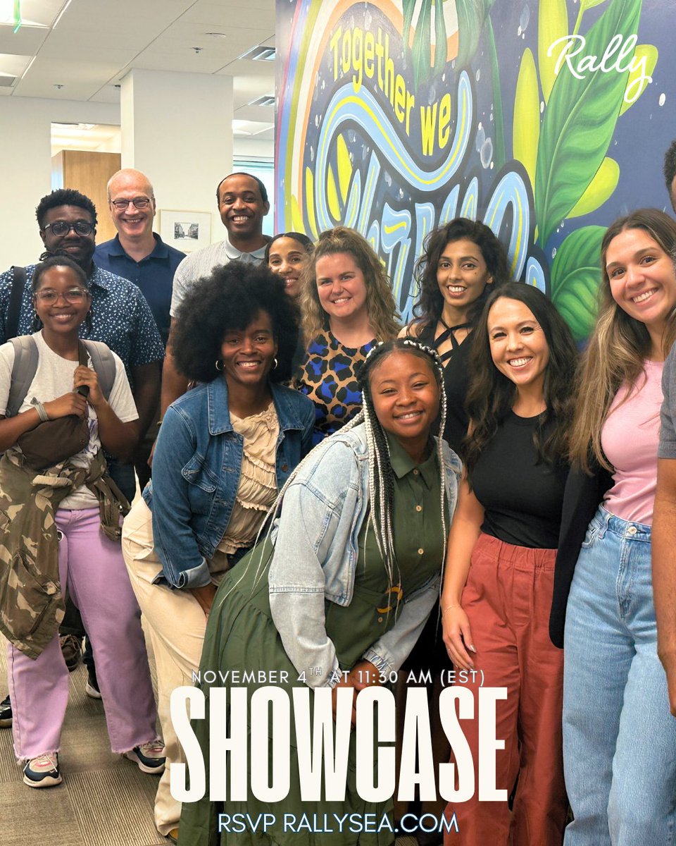 RallySEA's tweet image. See ventures in action.
11/4: Showcase → rallysea.com/showcase
10/31: Apps close → rallysea.com/apply
Monthly: Workshops → rallysea.com/workshop