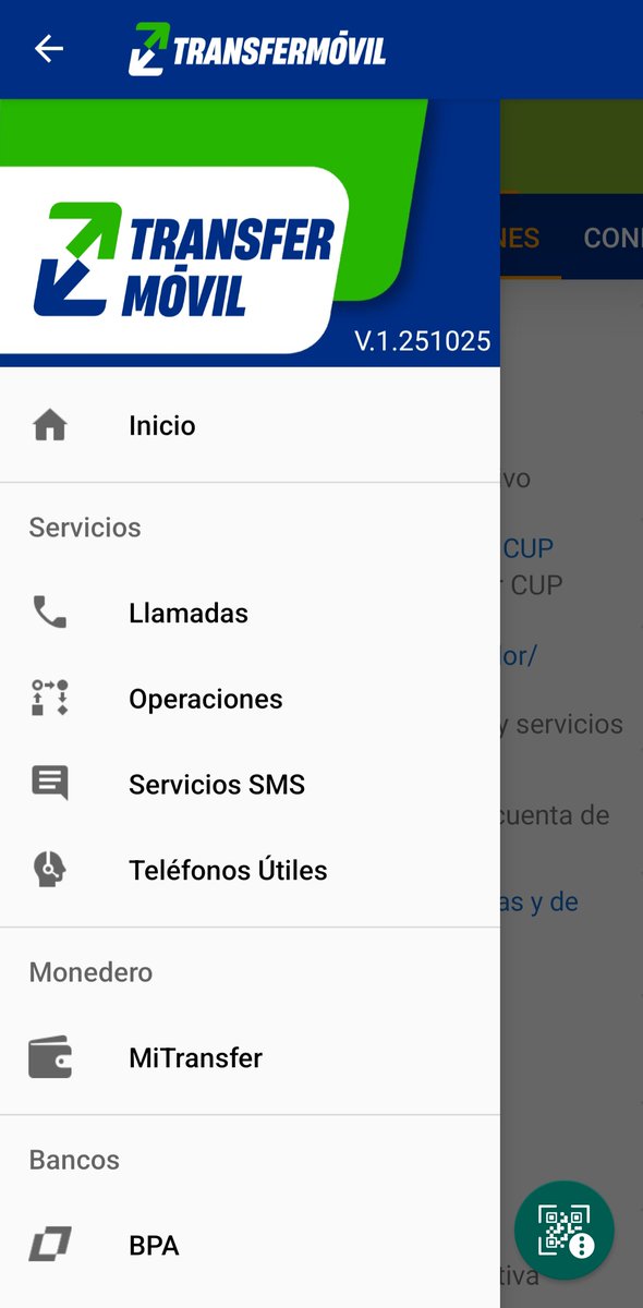 📲✳️ ¡TRANSFERMÓVIL
🔄 Versión V. 1.251025  
🚀 ¿Qué trae de nuevo esta versión?  
✅ ¡Nuevos planes disponibles! Compra directamente desde la app:  
 • 1 Plan de SMS  
 • 2 Planes de Voz  
✅ Optimización en la lectura de QR para servicios gestionados por APK. 👉🏻