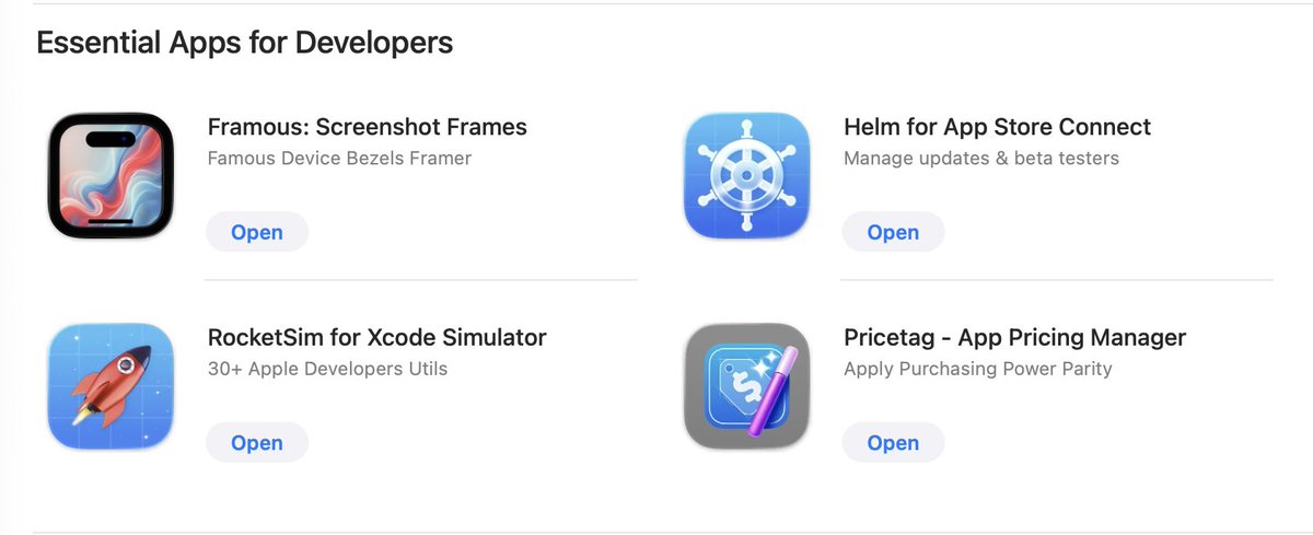 helm_app's tweet image. Thank you @AppStore! We finally made it to the &quot;Essential Apps for Developers&quot; list 😄