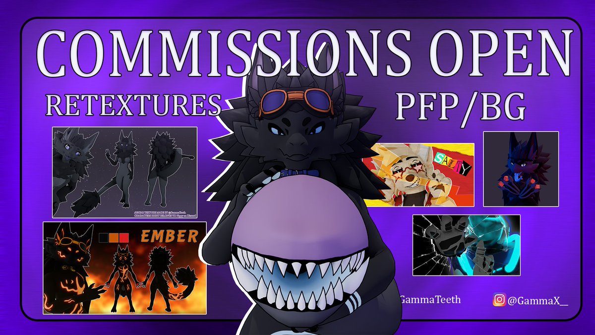 GammaTeeth05's tweet photo. 🖤 PRICE CHANGED 🖤

so i decided to change my base price.

and i added teeth to the price sheet 'cause i had to include that cute...

and that's kinda it, so have a great day :3

#Commission #PriceSheet https://t.co/7BF1Lt8j4U