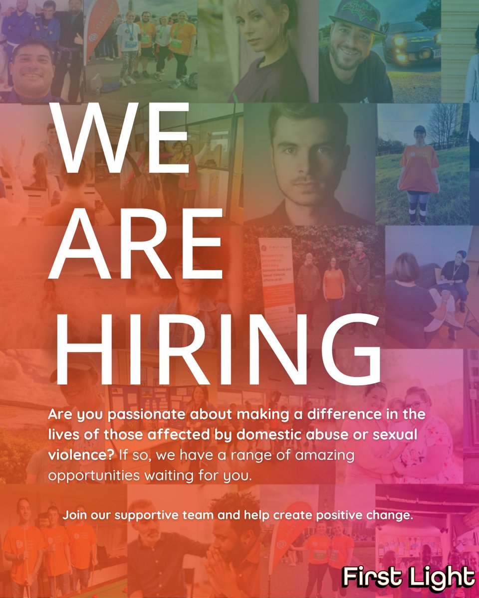 FirstLightSW's tweet image. Want to work in a supportive team and help to change the lives of people affected by domestic abuse or sexual violence?

Take a moment to explore all our latest vacancies and find the perfect fit for you.

👉 Check out our vacancies firstlight.org.uk/job-vacancies/

#vacancies