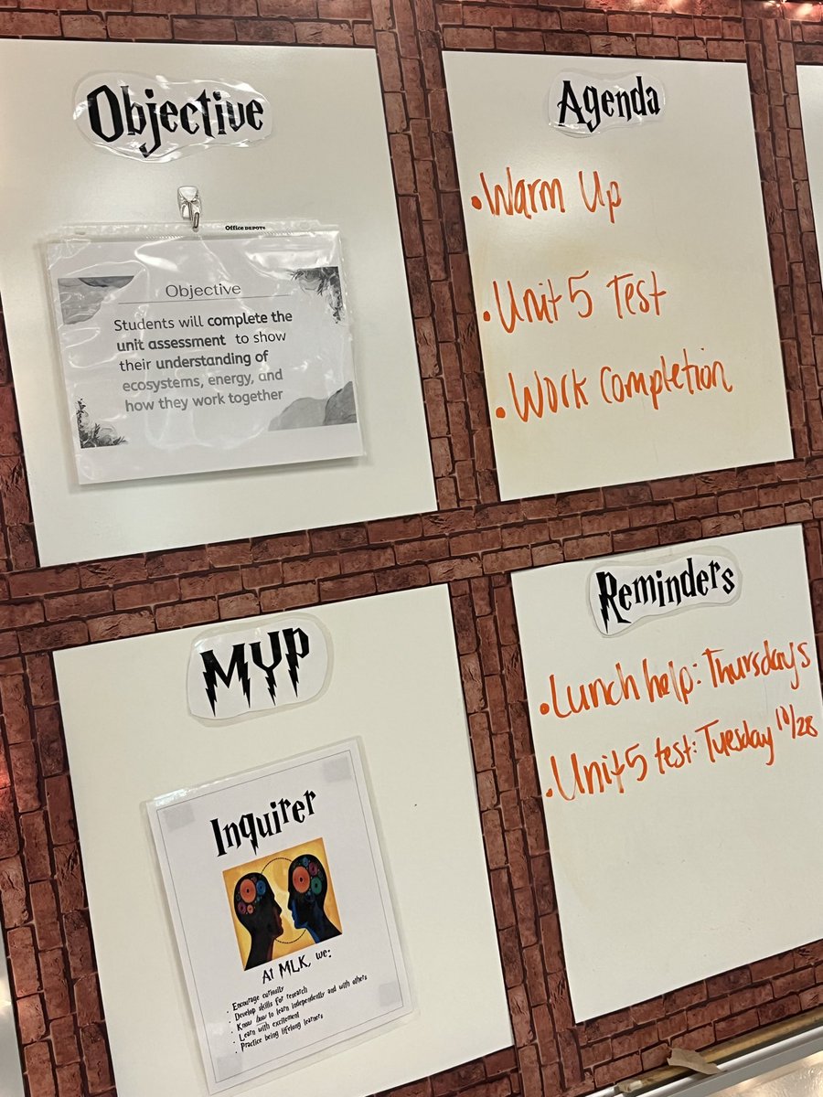 Thomas4Leaders's tweet image. Consistency builds confidence. 
When students know the routines to include objectives, agendas, expectations, they can focus their energy on learning &amp;amp; growth. 💙
Love seeing this intentional structure in action at MLK MS! 👏 #EngagedLearning #ConsistencyMatters @BrandiKOverton