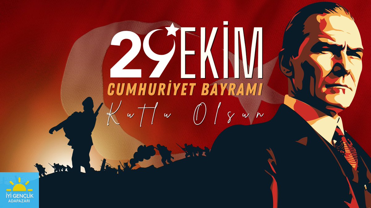 Kuruluşun ve kurtuluşun günü 29 Ekim Cumhuriyet Bayramımız kutlu olsun.