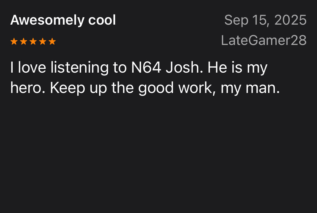 N64Josh (@n64josh) on Twitter photo This review made my day This review made my day