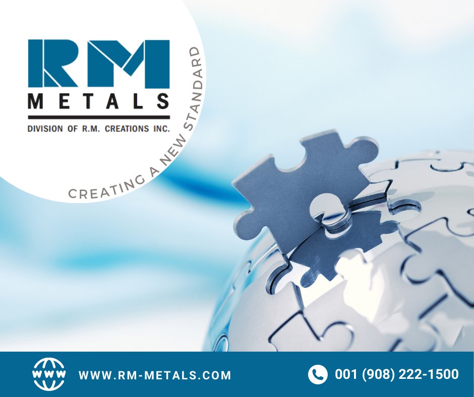 We have headquarters in South Plainfield, New Jersey, and have warehouse and process facilities in major cities throughout the United States.  

Click here to visit our website: rm-metals.com

#manufacturing #appliances #automotiveindustry #chemicalprocessing #nuclear