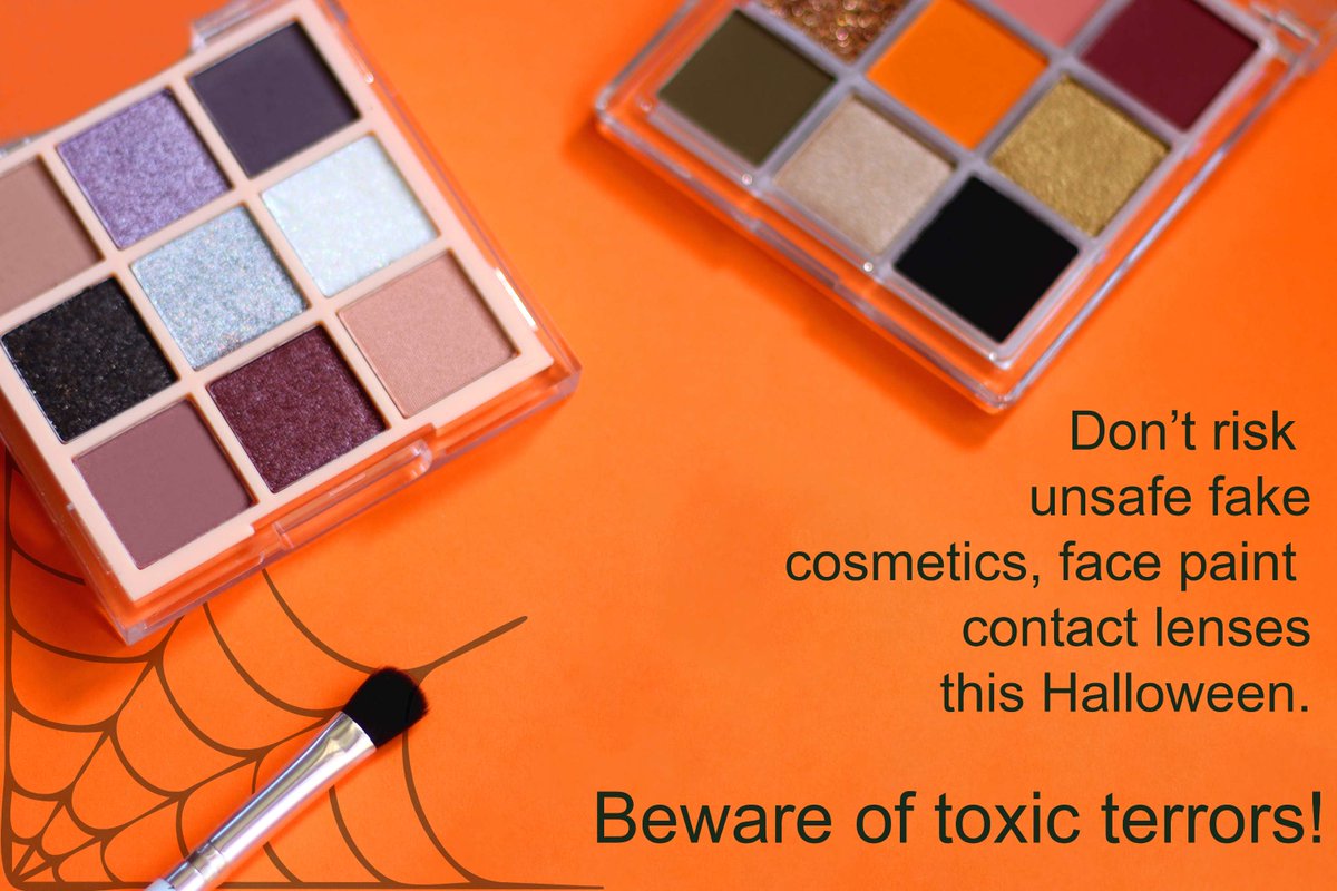 Fake Halloween makeup and contact lenses aren’t safety tested can contain dangerous chemicals like mercury and lead.
Don’t risk a potential rash, burn or scarring with fake cosmetics and only shop with reputable sellers.
How to shop safely: bit.ly/avoidingfakes