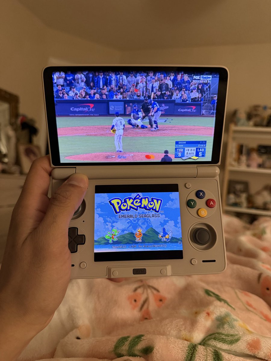 Was multitasking last night