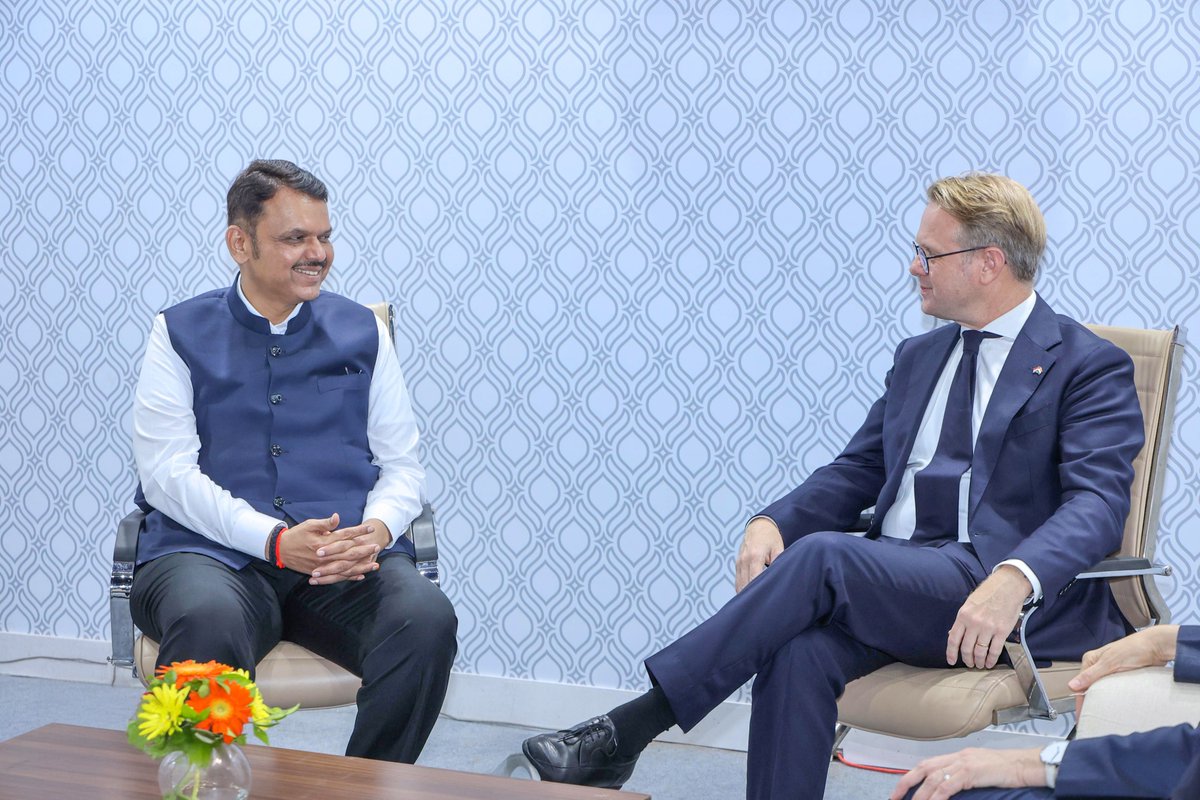 It was a pleasure to welcome Minister Robert Tieman, Minister of Infrastructure and Water Management, Netherlands, Ambassador Marisa Gerards, CG Nabil Taouati, along with the Dutch delegation in Mumbai. Had a positive discussion about opportunities across the maritime, integrated