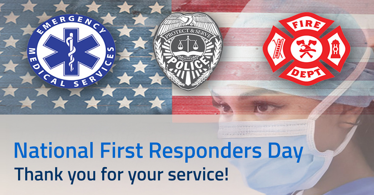globe_composite's tweet image. Happy National First Responders Day!

Today, we recognize and celebrate the dedication of all first responders who serve our communities. From police officers and firefighters to paramedics and dispatchers, these heroes answer the call to keep our cities safe. ⚕️🚔🚒