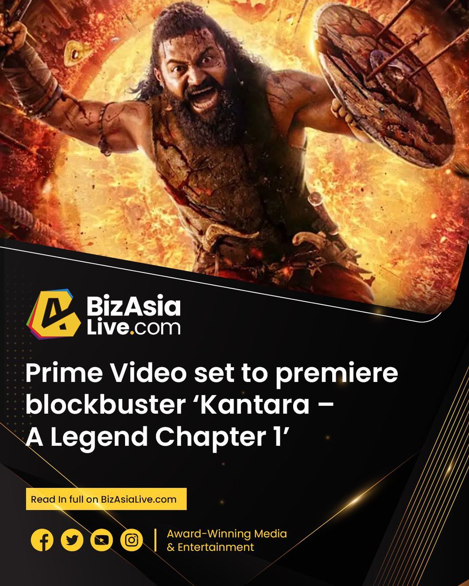 BizAsiaLive's tweet image. Prime Video set to premiere blockbuster #KantaraALegendChapter1

▶ Read here: buff.ly/gpK3b84