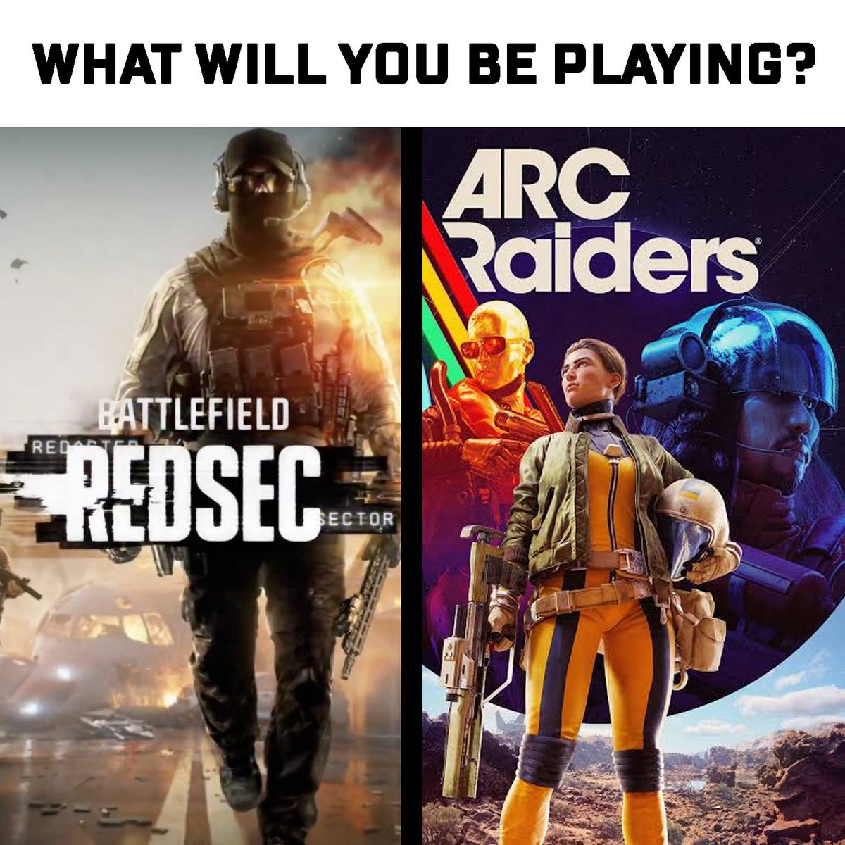 So what are we playing this week? 🤔 I'm so excited for ARC Raiders personally but i'd be pretty happy to see another BR in the space - more competition is only a good thing
