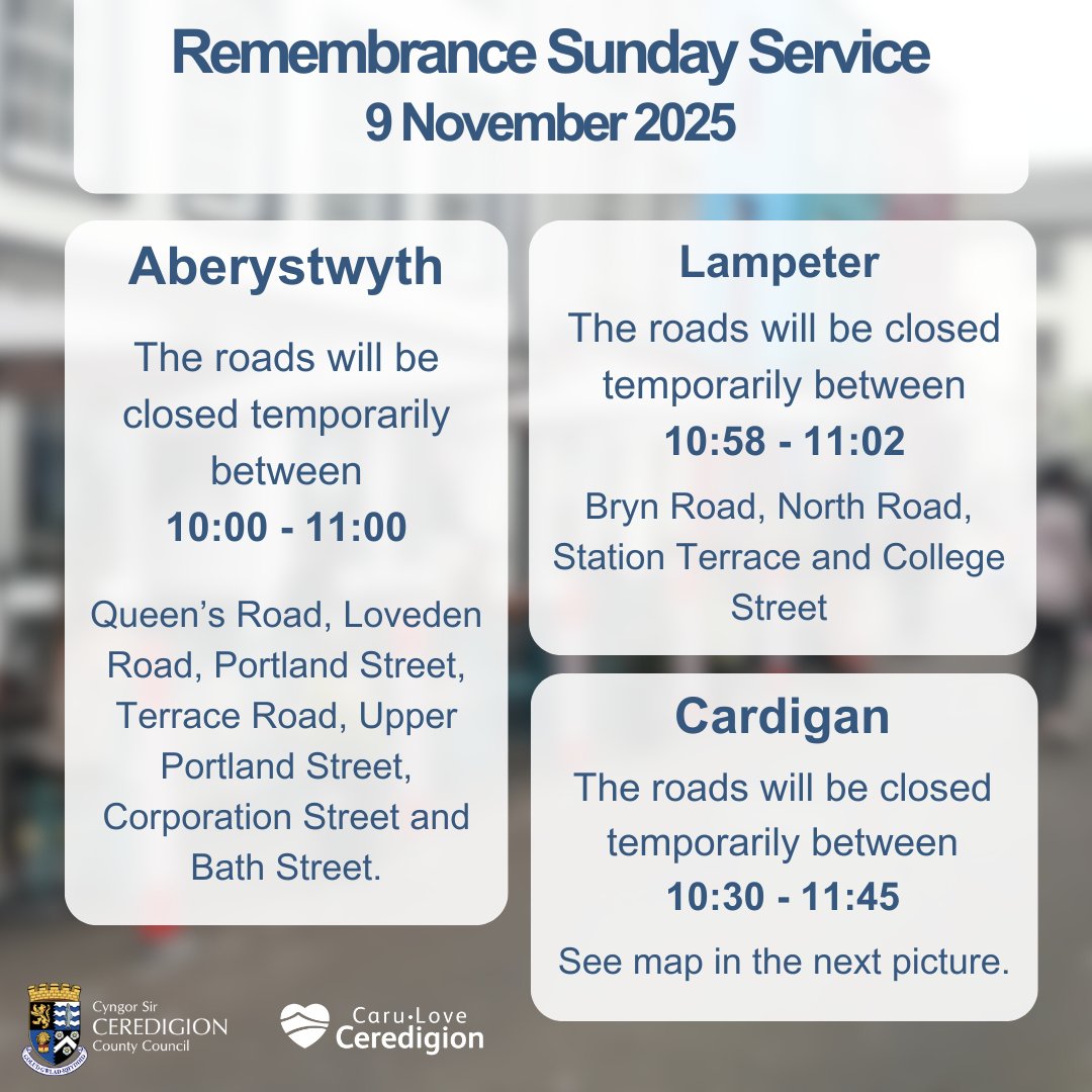 Overall Award This Award is awarded on the night of the ceremony by Ceredigion  County Council Councillors, selected from the winners of the Caru Ceredigion  Awards 2024 The winner is Sion Jones,, image size:1080x1080