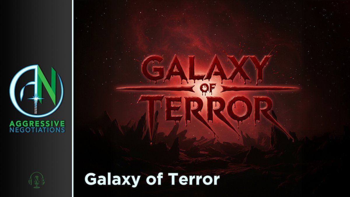 TheJediMasters's tweet image. New #AggressiveNegotiations
Issue 413: Galaxy of Terror.

It&apos;s #SpookySeason, @kesseljunkie + @mattrushing02 explore the possibilities of ghost stories, folklore, magical frights &amp;amp; horror in the #StarWars. To bring it all together, they pitch a new series

bit.ly/anissue413