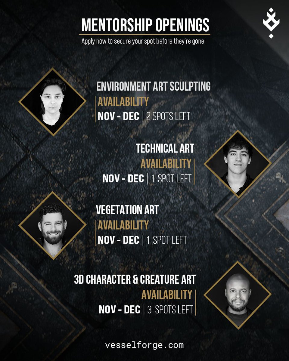 Last chance to take one of our mentorships in November!

Learn everything you need to know and sign up today with the link below!
vesselforge.com/meet-your-ment…