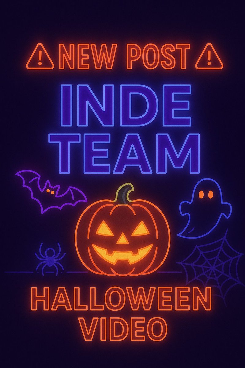 Rendez-vous ce soir a 18h pour la surprise d'Halloween 🎃

youtube.com/@Indeday