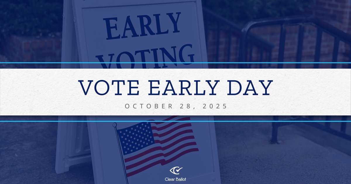 Today is #VoteEarlyDay! Voting early, whether by mail or in person, is a great way to make sure your voice is heard. More information about the rules and deadlines for early voting in your state can be found here: bit.ly/3I8qu1l