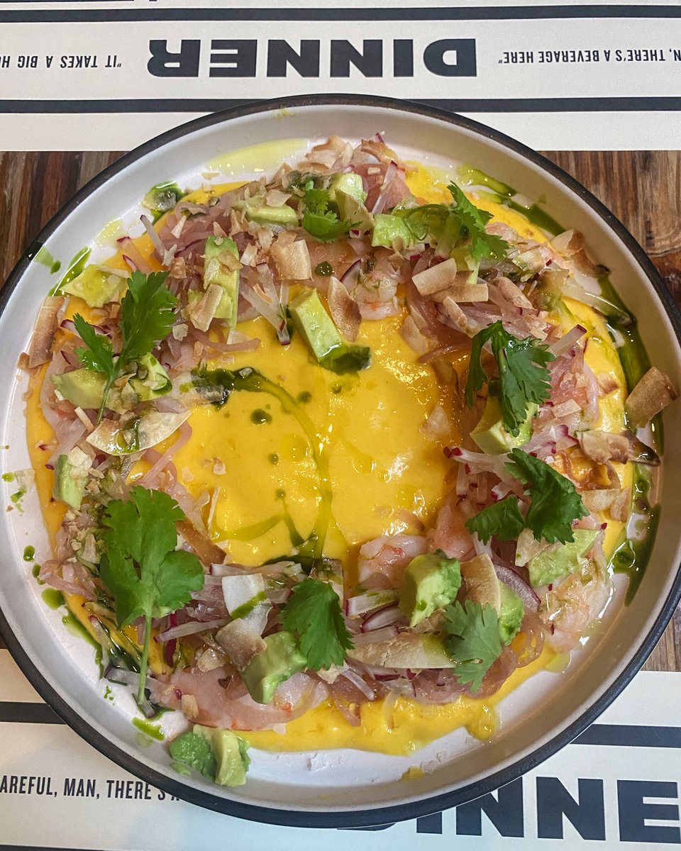 localthree's tweet image. A plate of zesty sunshine perhaps? ☀️
Tuck into Chilled #GulfShrimp with #AjiAmarillo Pepper, Avocado, Radish, Lime, Toasted Coconut

Let's go!
Menus &amp;amp; reservations on LocalThree.com

#creativekitchen #moderncuisine #onthemenu #flavorful #localdining #Atlantarestaurants