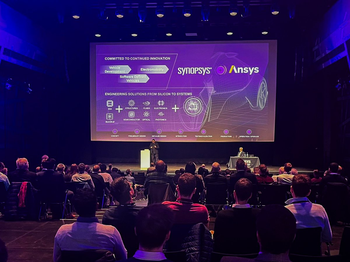 ANSYS's tweet image. It&apos;s a great day in Munich for the Ansys EMEA Transportation Summit! 🚗

Here are a few highlights from day one. We look forward to hearing more expert insights and exploring the innovative technologies that are driving the future of mobility.

Click the link to explore all of…