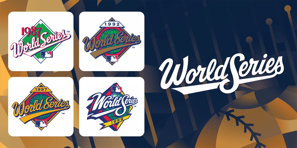 Developed with our partners at MLB, we revived the classic World Series script lettering inspired by the fan-favorite 90s era. Incredible to see it come to life this Postseason—especially after last night’s historic 18-inning marathon! #WorldSeries #Postseason #dodgers #WANTITALL