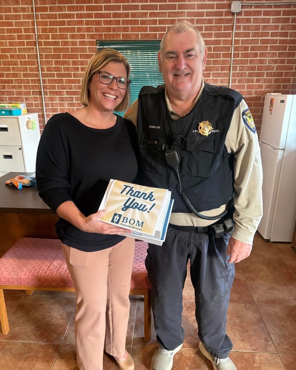 BOMFS’ Elizabeth Greely &amp; Jennifer Campbell had the pleasure of delivering treats this morning to some of our local law enforcement for National First Responders Day. 

Thank you to all first responders for all you do and your commitment to our communities! 👮‍♀️ 👩‍🚒 🚑