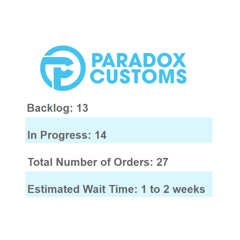 Paradox Customs tweet media