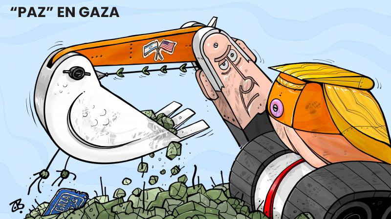 “Paz” en Gaza
Caricatura del dibujante jordano Emad Hajjaj.

t.ly/khE7r