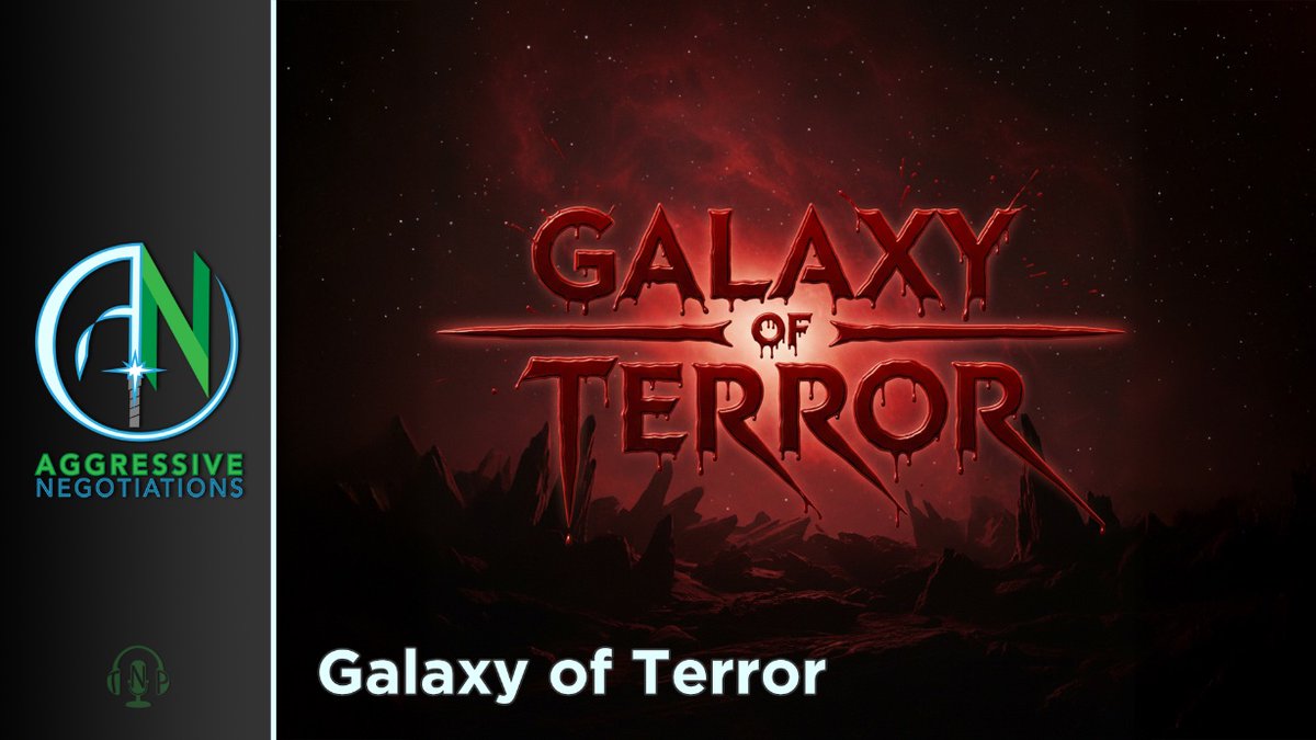 JoinNerdParty's tweet image. New #AggressiveNegotiations!
Issue 413: Galaxy of Terror.

This #SpookySeason, @TheJediMasters explore the possibilities of ghost stories, folklore, magical frights and horror in the #StarWars #GFFA. To bring it all together, they pitch a new series…

bit.ly/anissue413