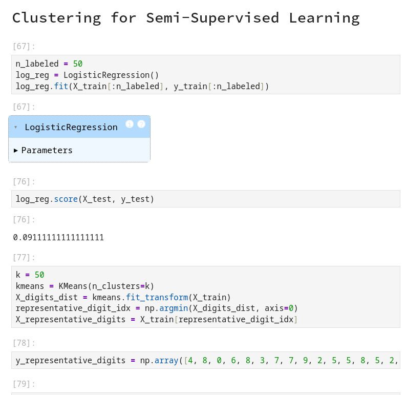 sameepkat's tweet photo. Day 31. Today I learn how clustering can be used for preprocessing and semi-supervised learning, as well as how DBSCAN clustering works.
#LearningUtsav2025 #FestivalOfLearning #LUD31 https://t.co/SG4tMElhhL