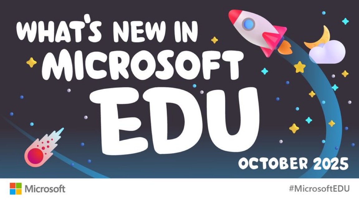 mtholfsen's tweet image. POSTED! Our recorded webinar on the big EDU and AI announcements at &quot;What&apos;s New in Microsoft EDU&quot; - October 2025 webinar 🚀 

Agenda: 
✅ AI features coming for ALL M365 Educators
✅ AI features coming for ALL M365 Students
✅ M365 LTI integration for LMSes

Link below 👇