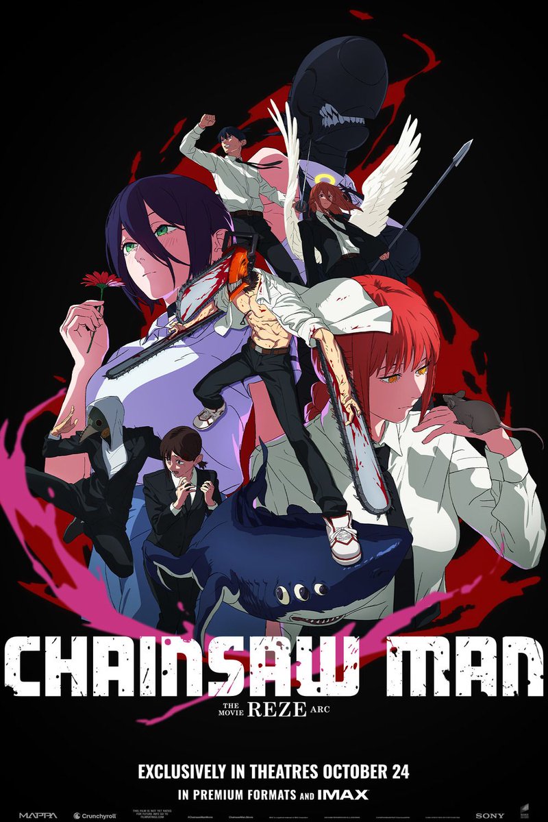 ZebrAzami's tweet photo. Je viens d'aller voir Le film Chainsaw Man et oh mon dieu il est incroyable je crois j'ai jamais vu ça de ma vie, Fujimoto et M'appartient merci pour tout j'ai hâte la saison 2 https://t.co/ZxxAJIMVIT