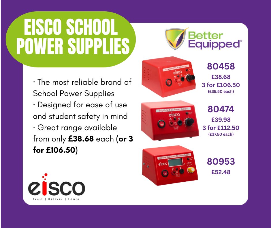 Reliable school power supplies — safe, durable &amp; student-friendly. 🔌 Designed for long hours of use with overload protection, fire-retardant case &amp; 3-year warranty. From just £38.68 each (or 3 for £106.50). CE, CSA &amp; UL certified.