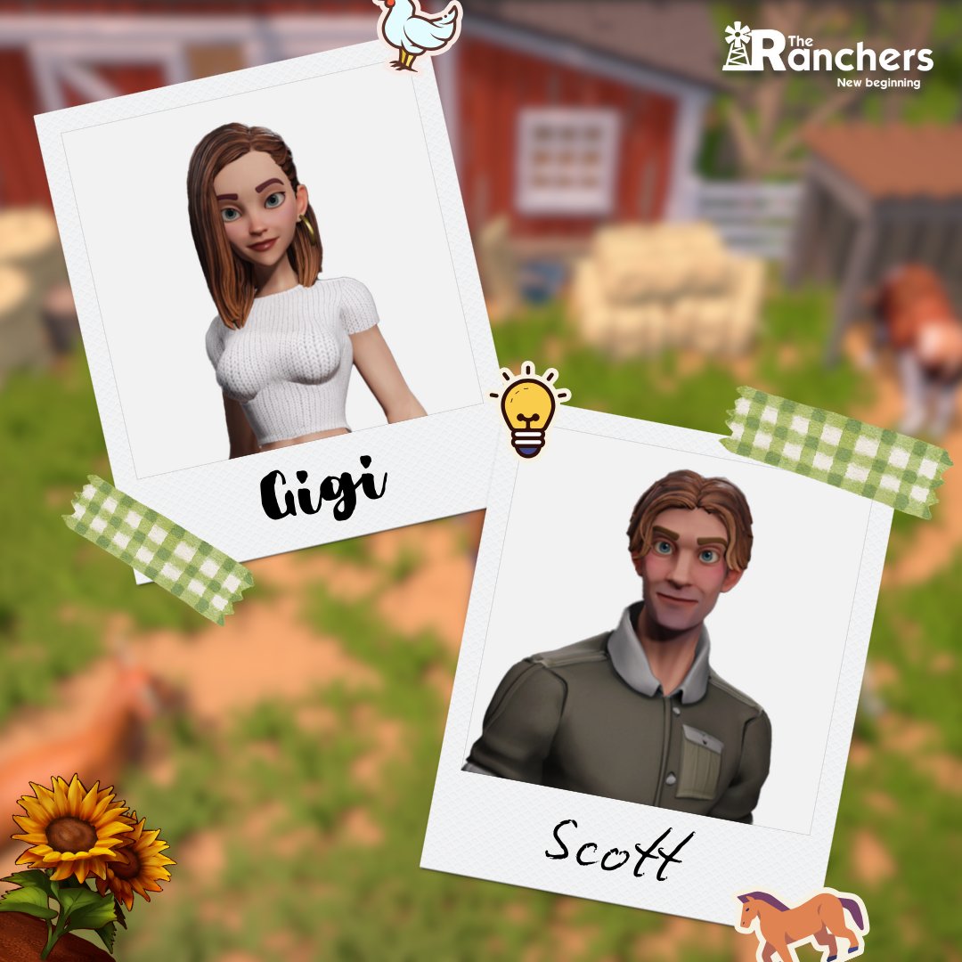 Every rancher needs good neighbors - meet Gigi and Scott! 👋
Sibling duo ready to guide you on your ranching journey as soon as you arrive🌾

Wishlist The Ranchers: store.steampowered.com/app/1501310/Th…
