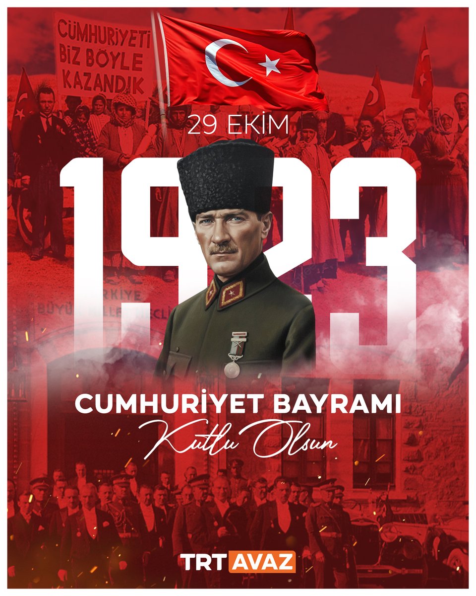 🇹🇷 29 Ekim Cumhuriyet Bayramı Kutlu Olsun! 🇹🇷