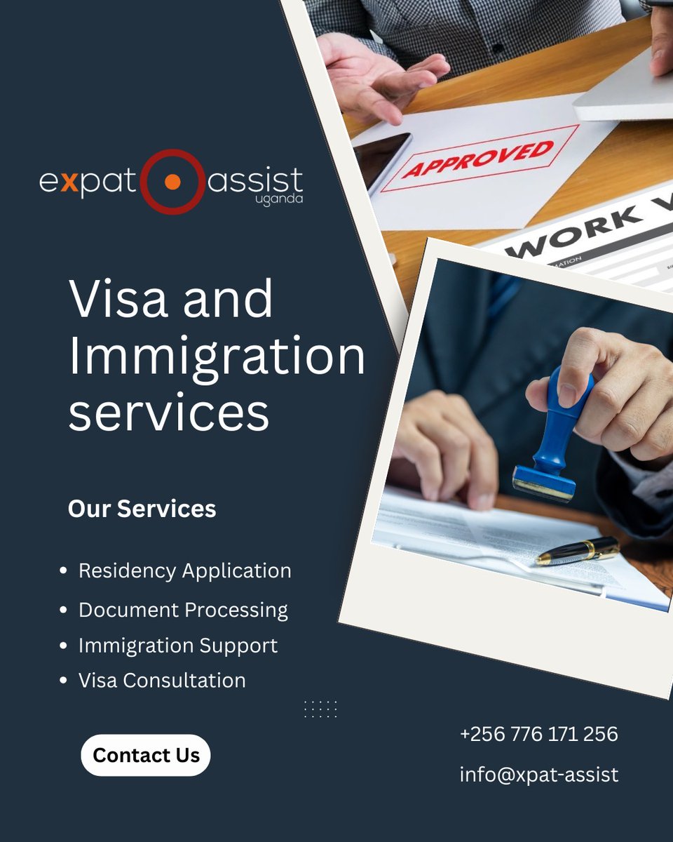 Whether you’re coming to Uganda for work, study, marriage or business, we handle all your immigration needs from start to finish.