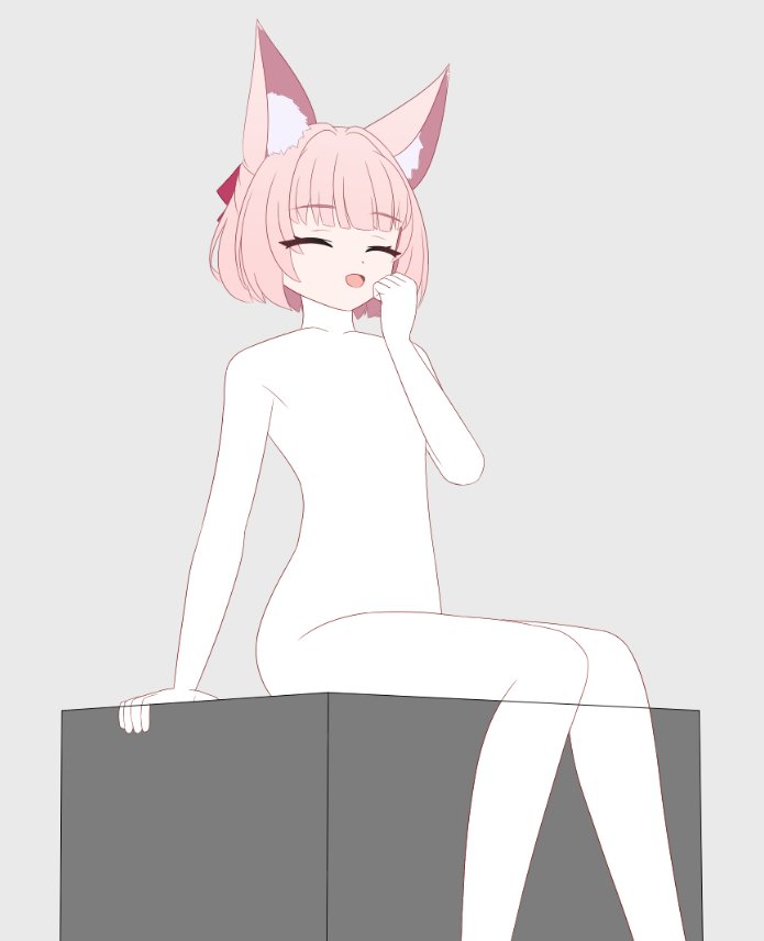 肌の色を見せたら困るよね？