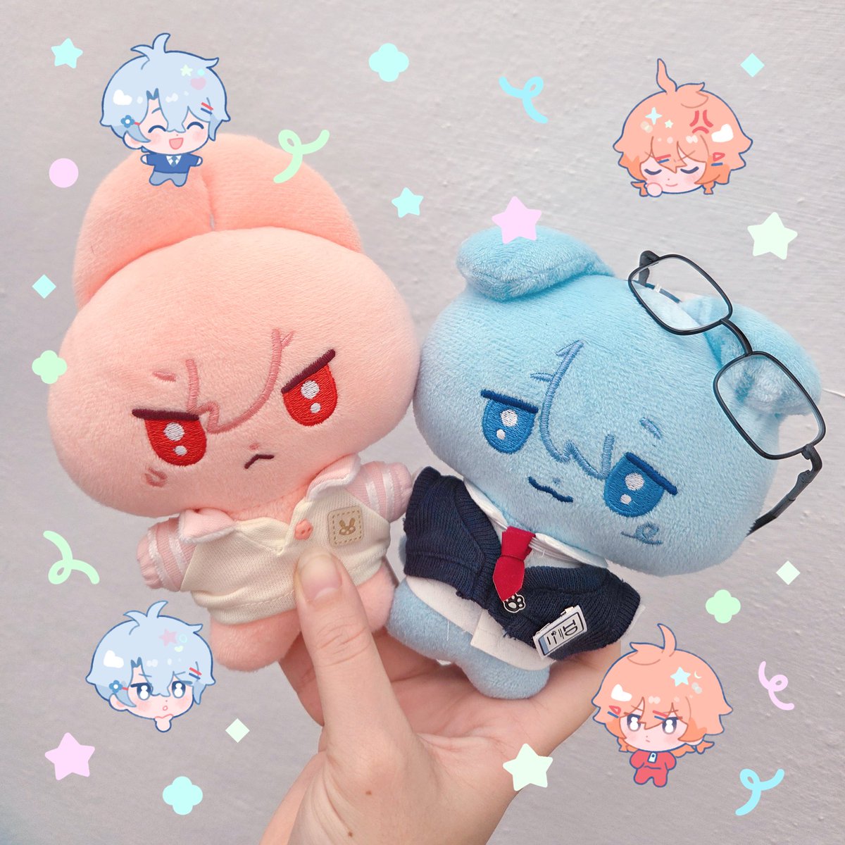 HEHE (now I need to buy hair clip stickers)