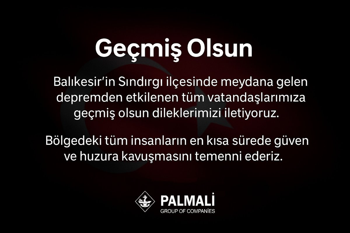 Geçmiş olsun🇹🇷
#Balıkesir