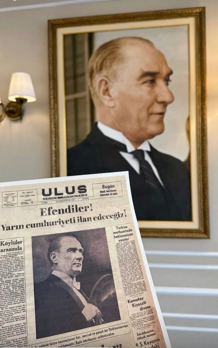 orhanonduc's tweet photo. Efendiler, yarın Cumhuriyet ilan edeceğiz…

Gazi Mustafa Kemal Atatürk

#28Ekim1923 https://t.co/1UASvgO0js