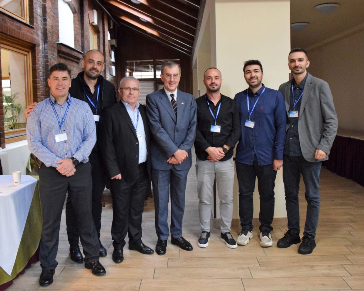 Cybercrime is borderless and tackling it takes global teamwork. Pleased to join the <a href="/AFP/">AFP News Agency</a>, <a href="/coe/">Council of Europe</a> &amp; <a href="/FBI/">FBI</a> in Budapest to congratulate 23 police officers from 🇦🇲🇦🇿🇭🇷🇲🇹🇸🇮🇭🇺🇹🇷🇺🇦 and 🇽🇰 completing intensive #cybercrime training. Their work is vital to keeping our communities safe online.