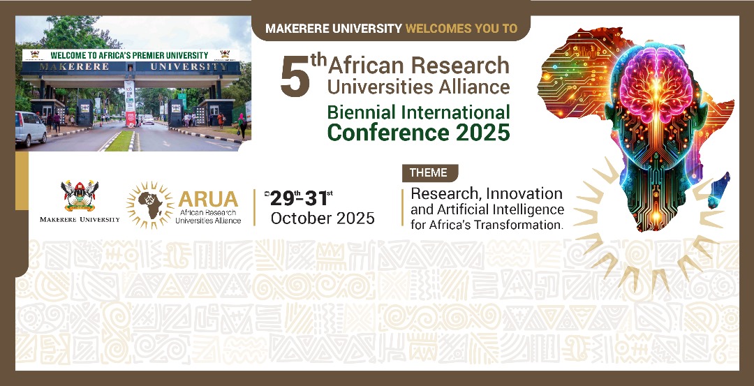 Tomorrow, we host #MakARUA2025!   

A gathering of 23 member universities &amp; global partners championing AI for Africa’s transformation.
<a href="/Makerere/">Makerere University</a> stands proud as a hub for collaborative research.   

🕰️: 8:30 am - 5:00 pm 
🏢: Main Hall, Ivory Tower

  #MakererePaternships
