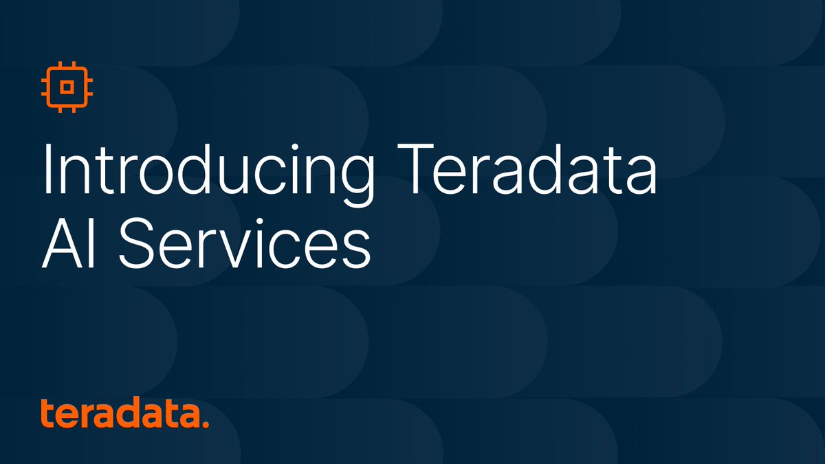 Teradata's tweet image. Most AI pilots fail to scale—ours don’t. @Teradata AI Services take you from concept to production. Learn more: ms.spr.ly/6018t8Tqk

#AI #AgenticAI”