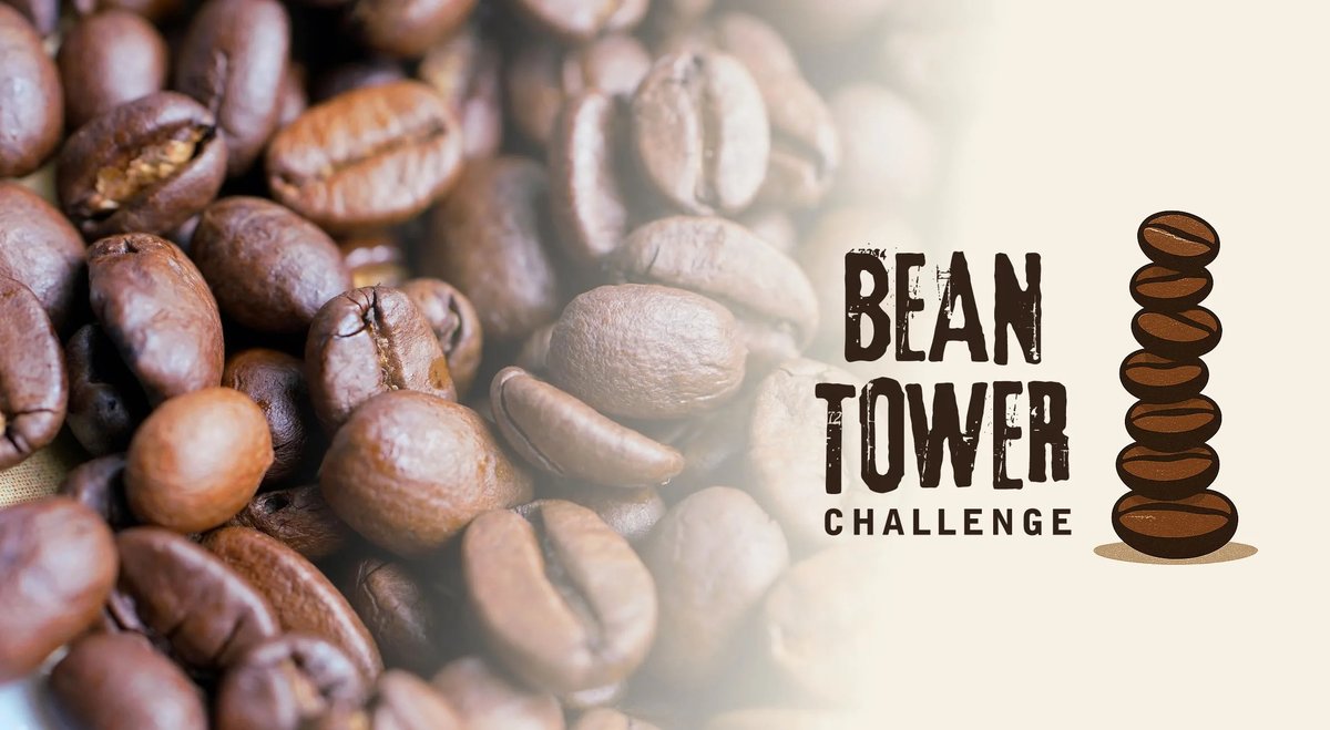 De Bean Tower Challenge: hoe hoog kun jij jouw koffiebonen stapelen? dlvr.it/TNwrVp #beleefnl #beleef #rideit